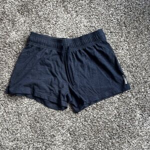 Reebok Black Athletic Shorts with Elastic Waistband